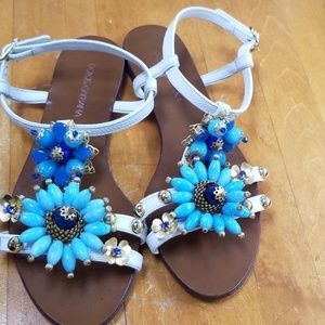 Dolce Gabbana  beaded Sandals